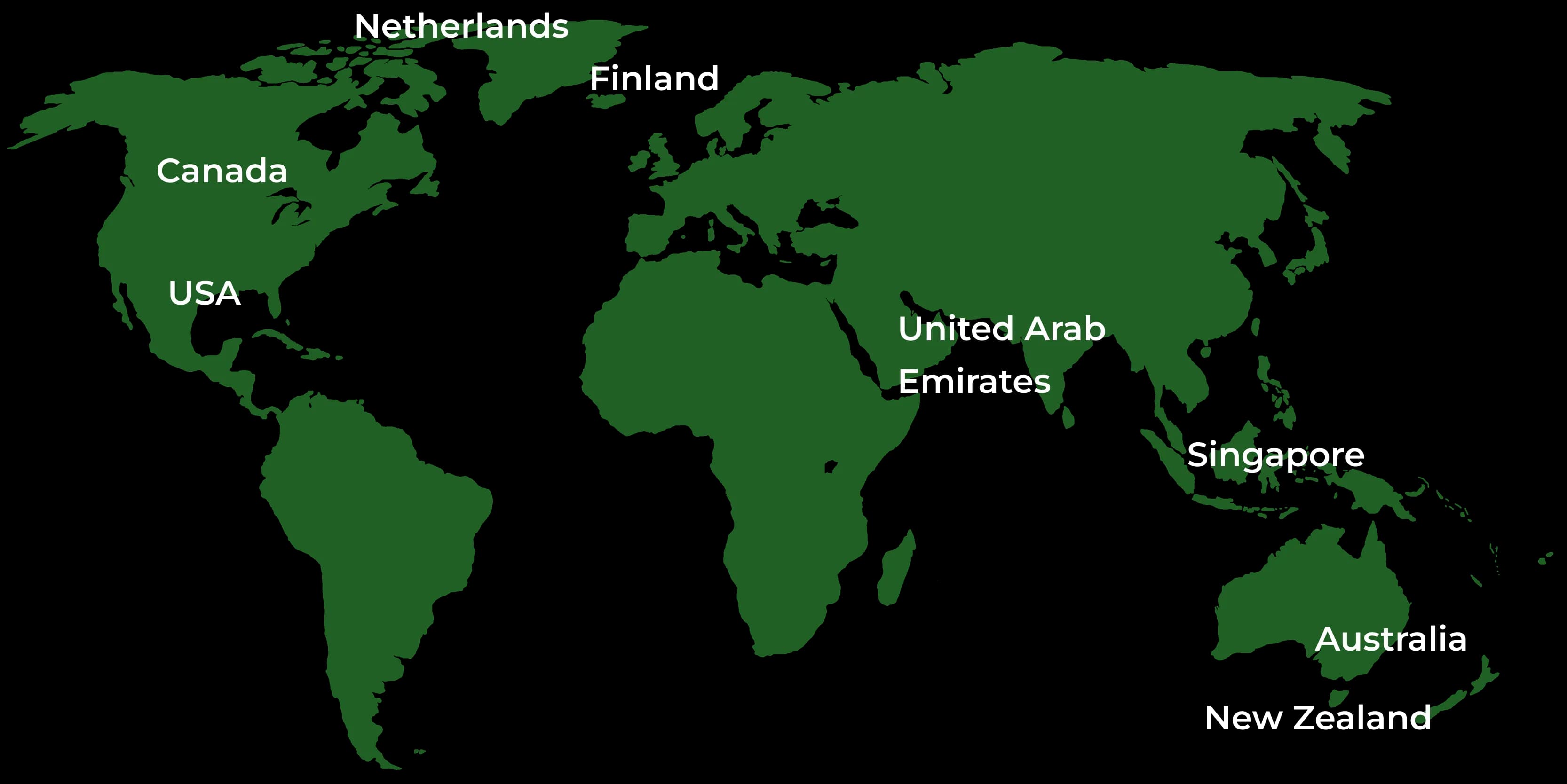 Global Presence Map