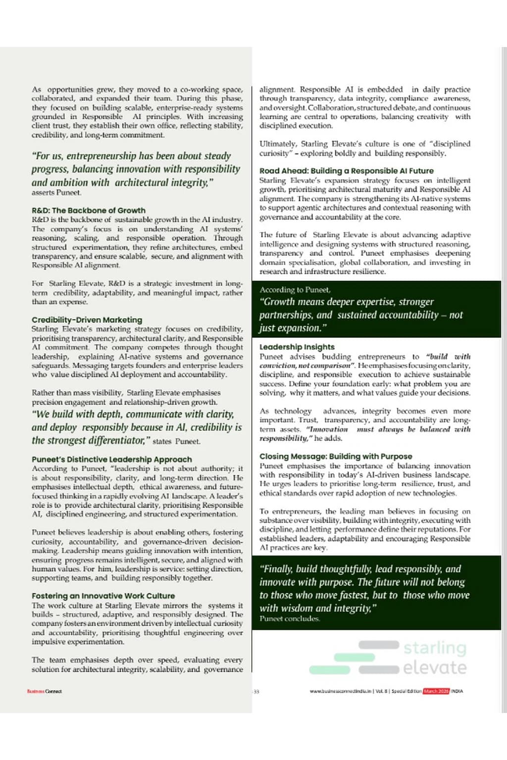 Magazine Right Page