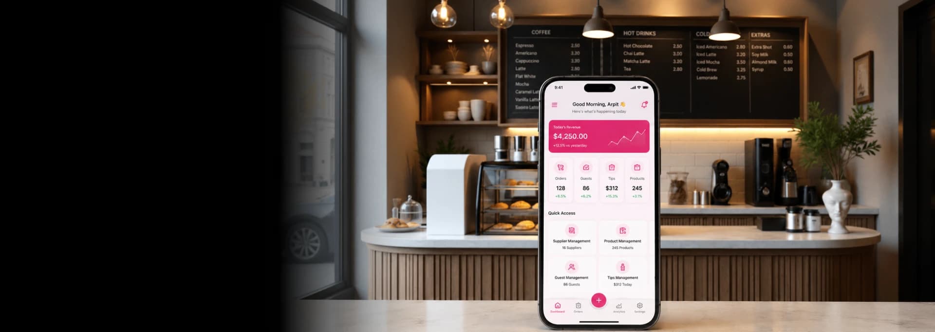 AI Restaurant Mobile Application & Live Tracking