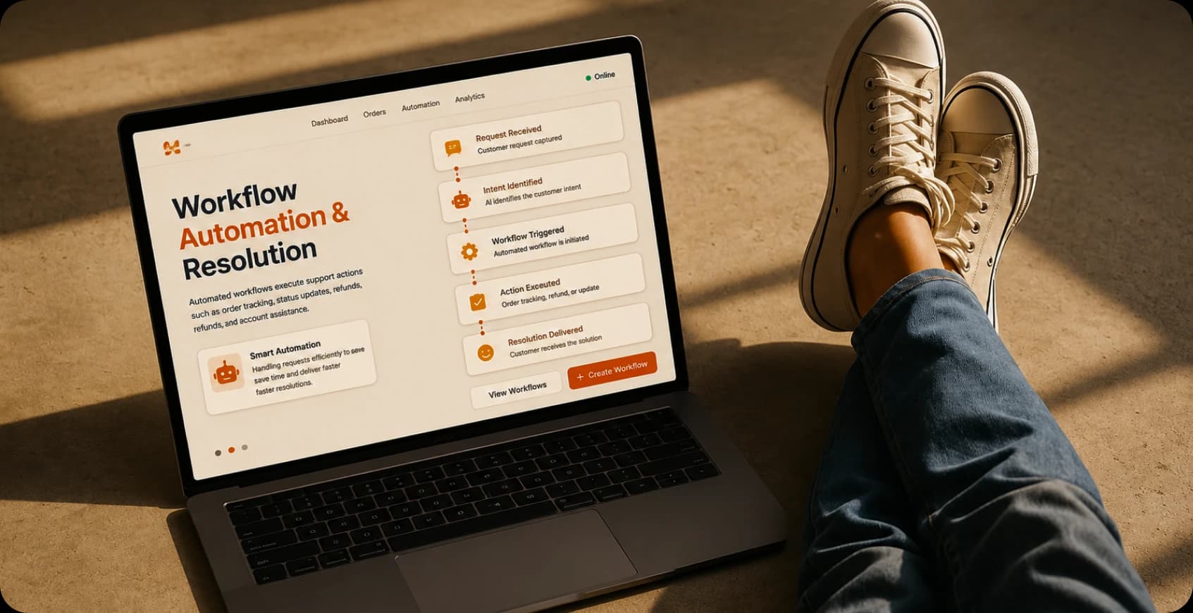 Workflow Automation for order tracking and refunds