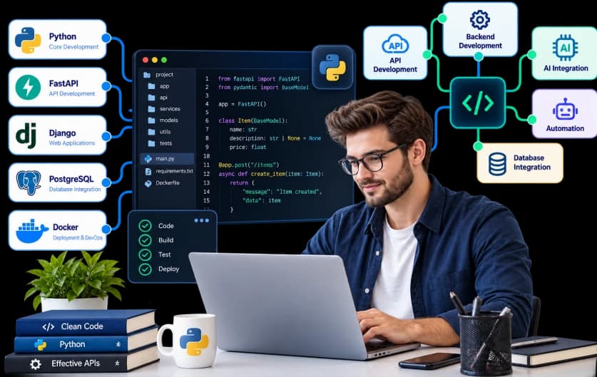 Hire Python Developer: Backend Development, API Development, AI Integration, and Automation