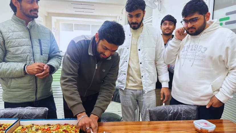 Birthday celebration at Starling Elevate office