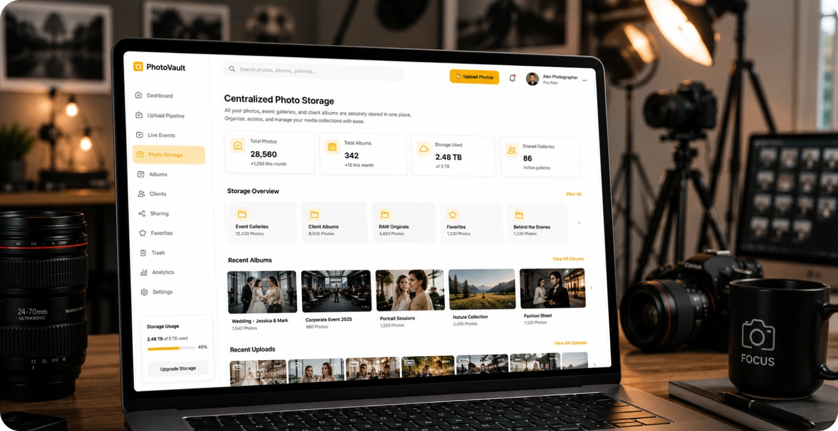 Centralized Photo Storage Configuration