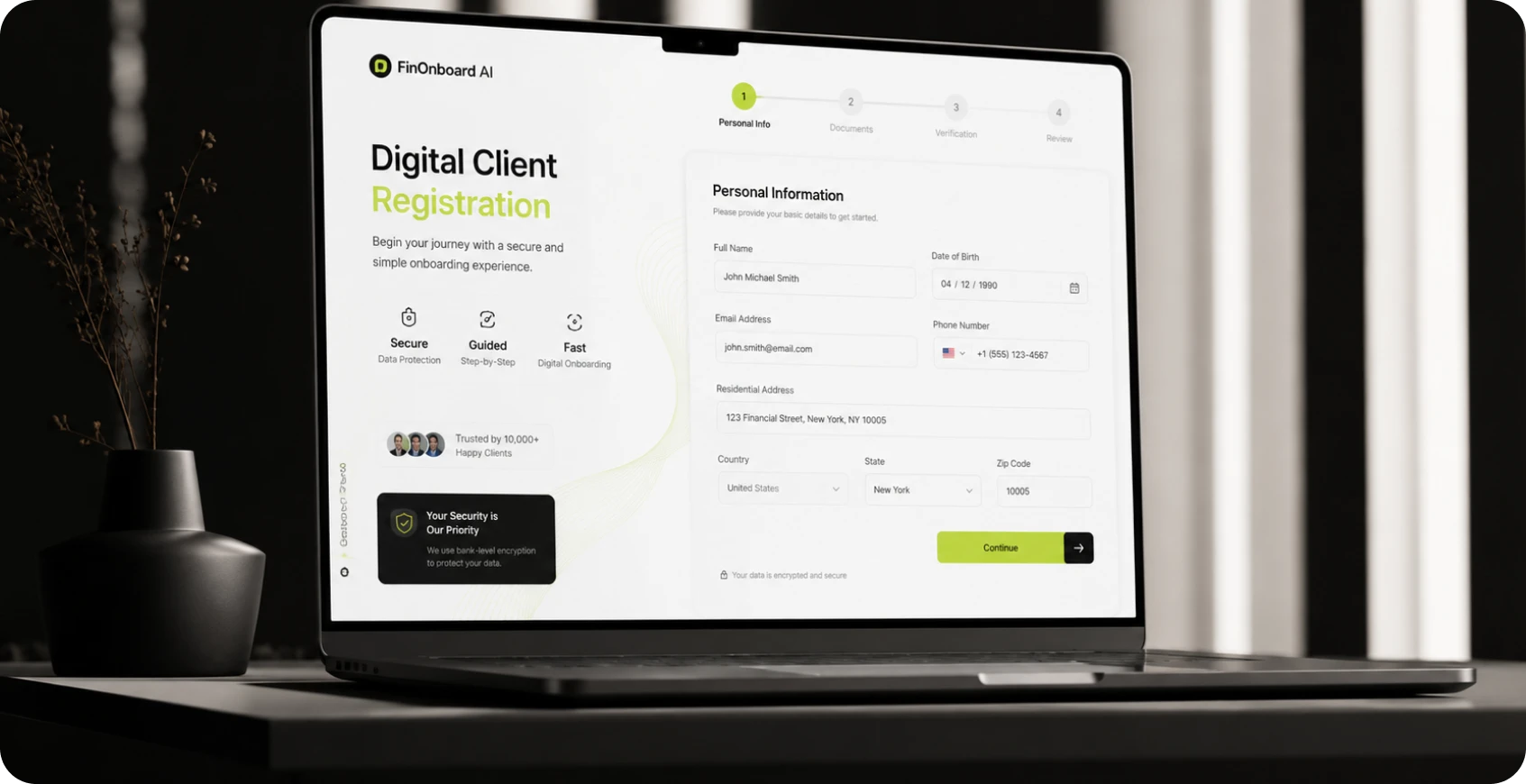 Digital Client Registration