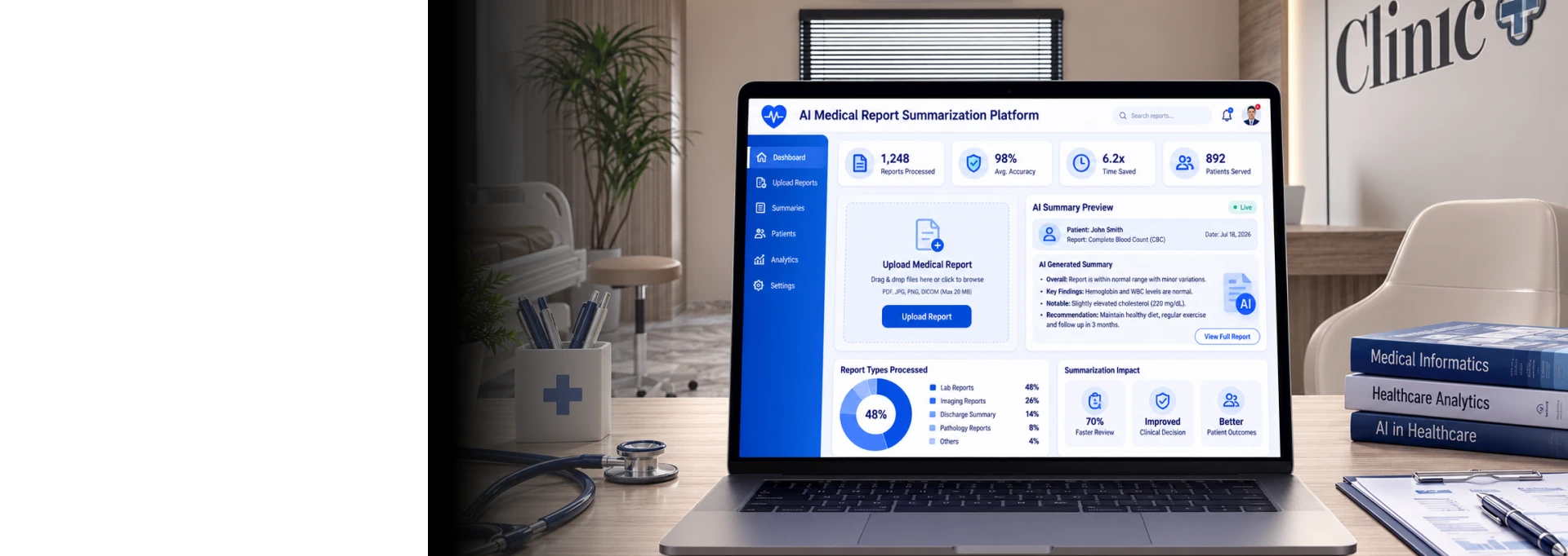 AI Medical Report Summarization Platform