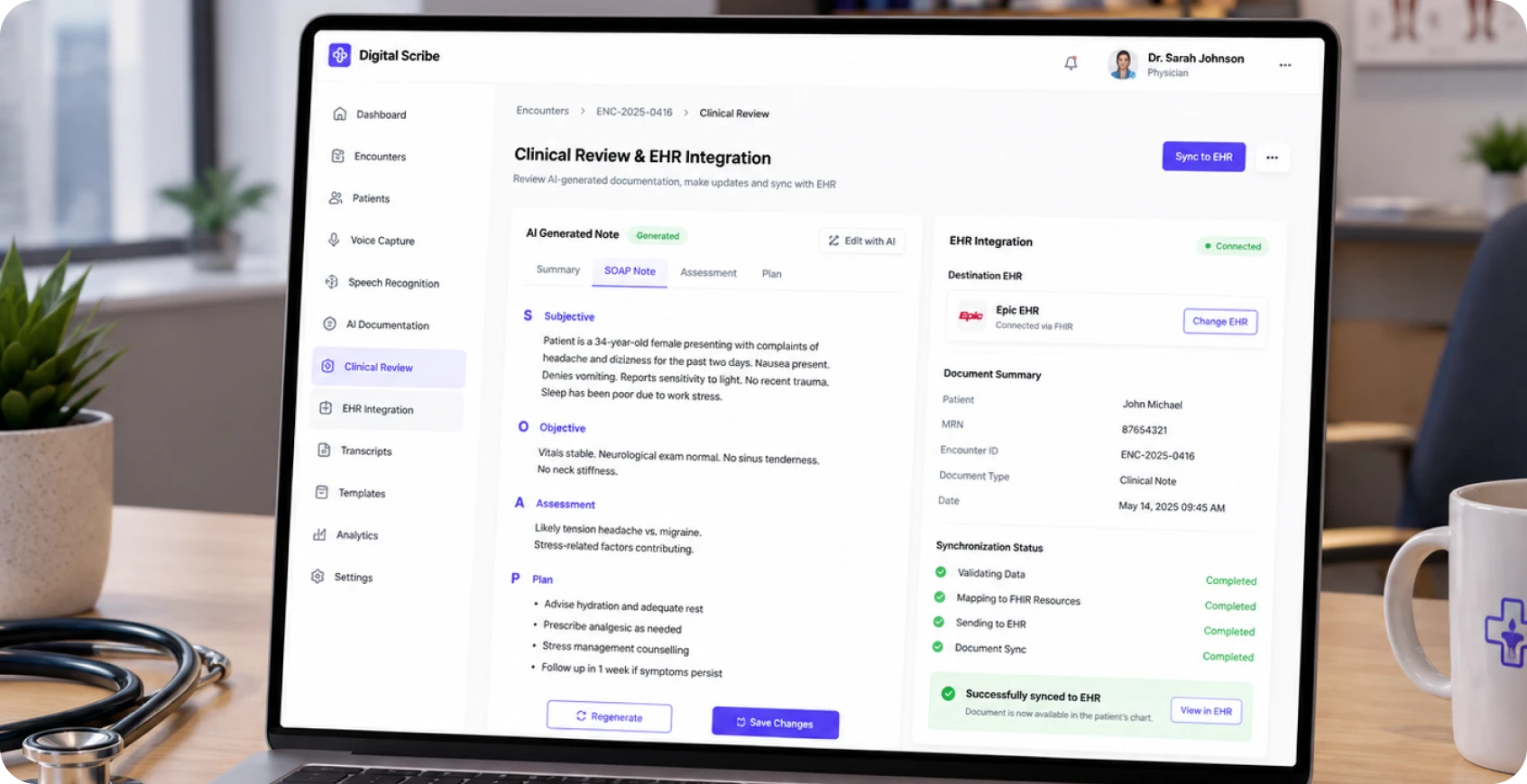 Clinical Review & EHR Integration
