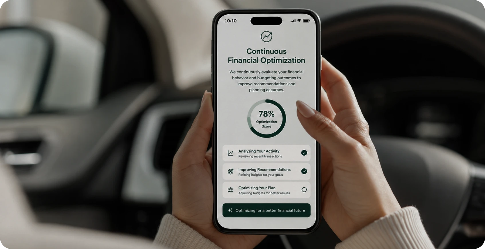 Continuous Financial Optimization