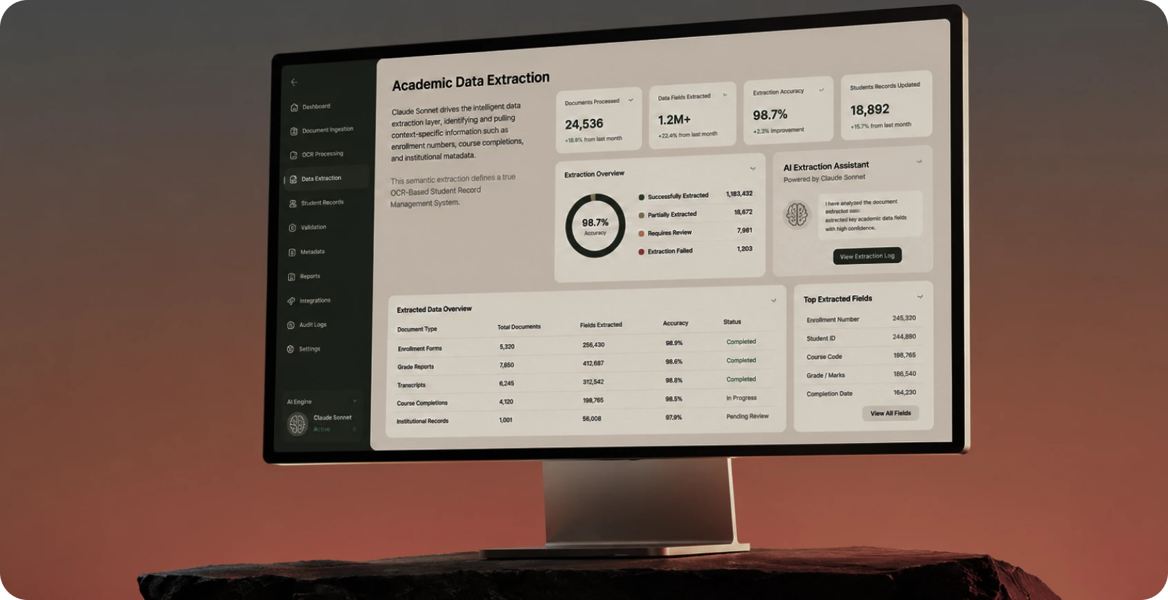 Academic Data Extraction