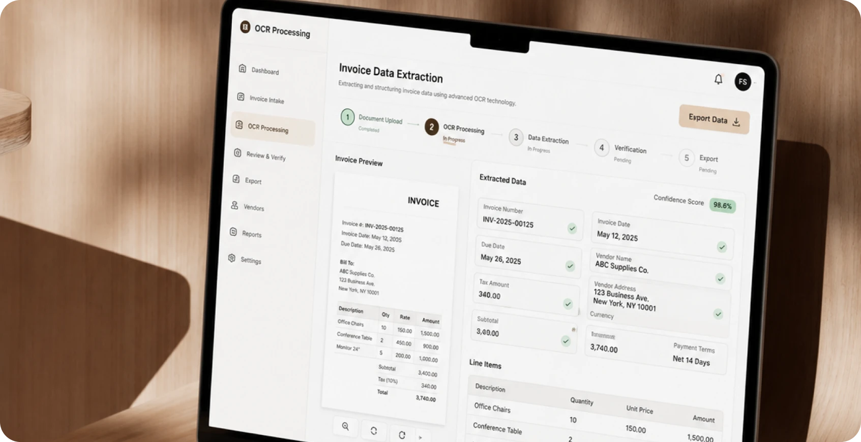 Invoice Data Extraction