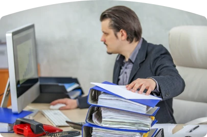 Large property document collections without searchable structure
