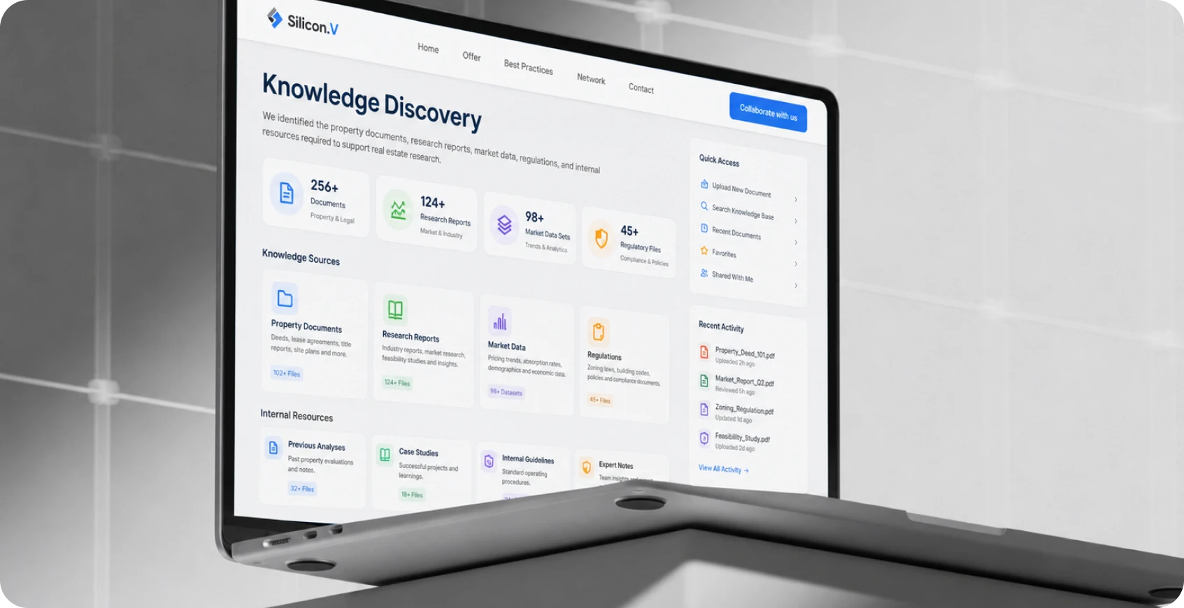 Knowledge discovery for Real Estate research sources
