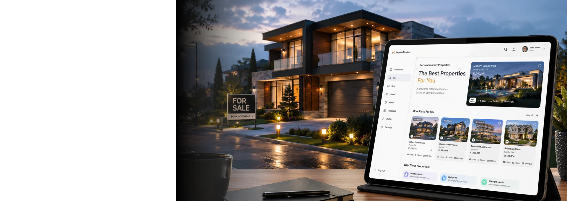 AI Property Recommendation System for Real Estate