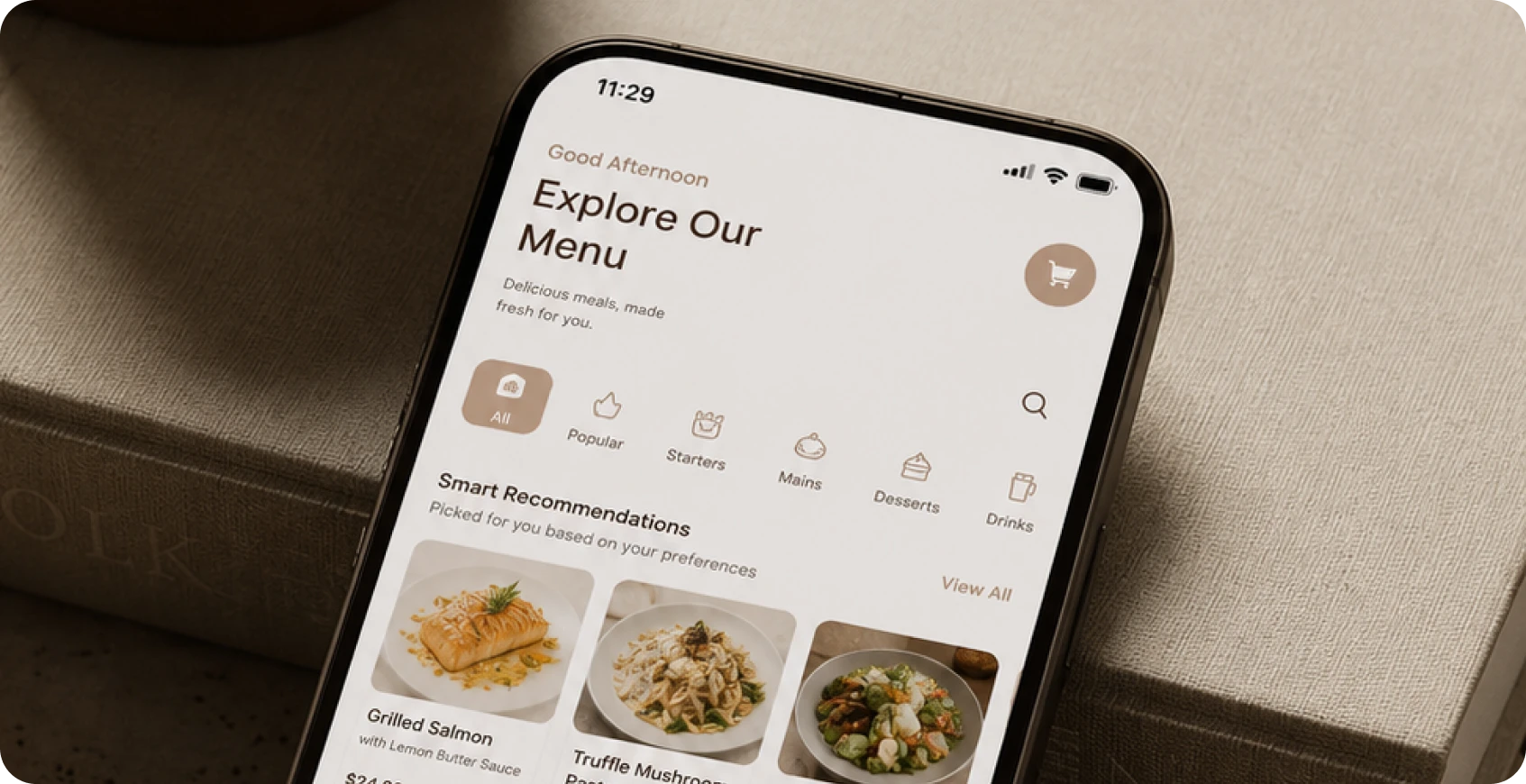 Digital Menu & Smart Recommendations