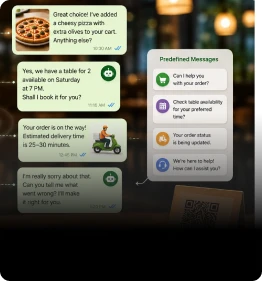 Personalized Conversational AI instead of fixed restaurant chatbot replies