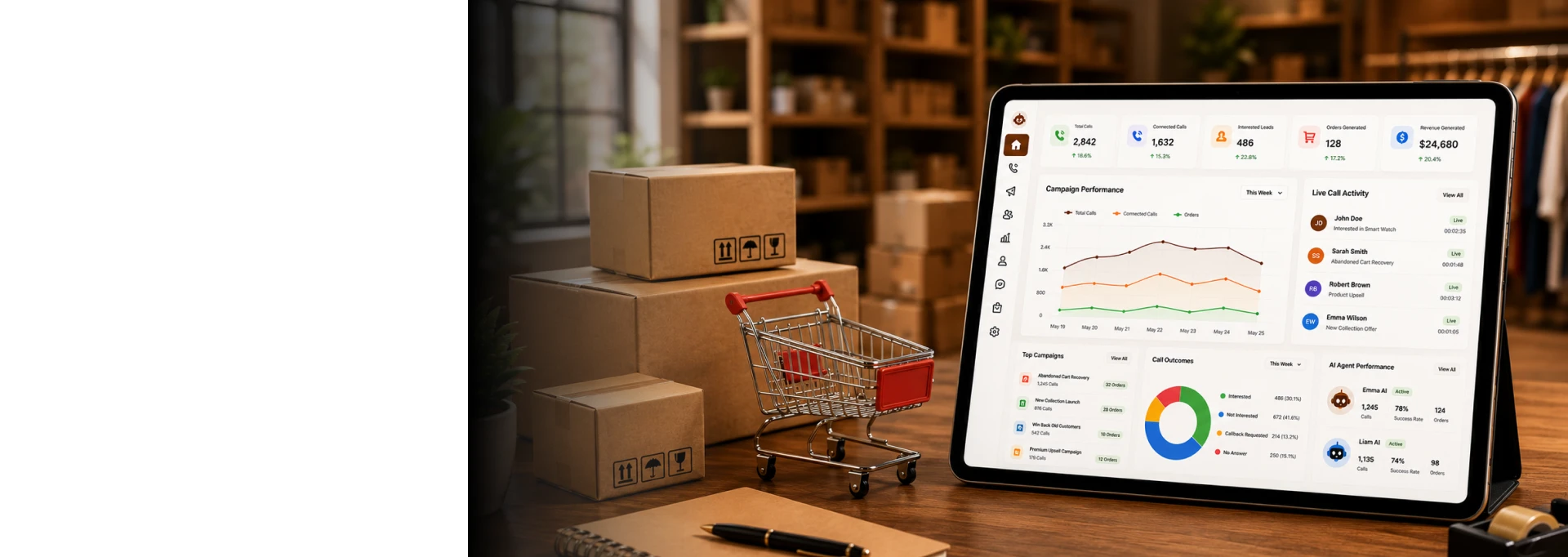 AI Cold Calling Automation for E-commerce