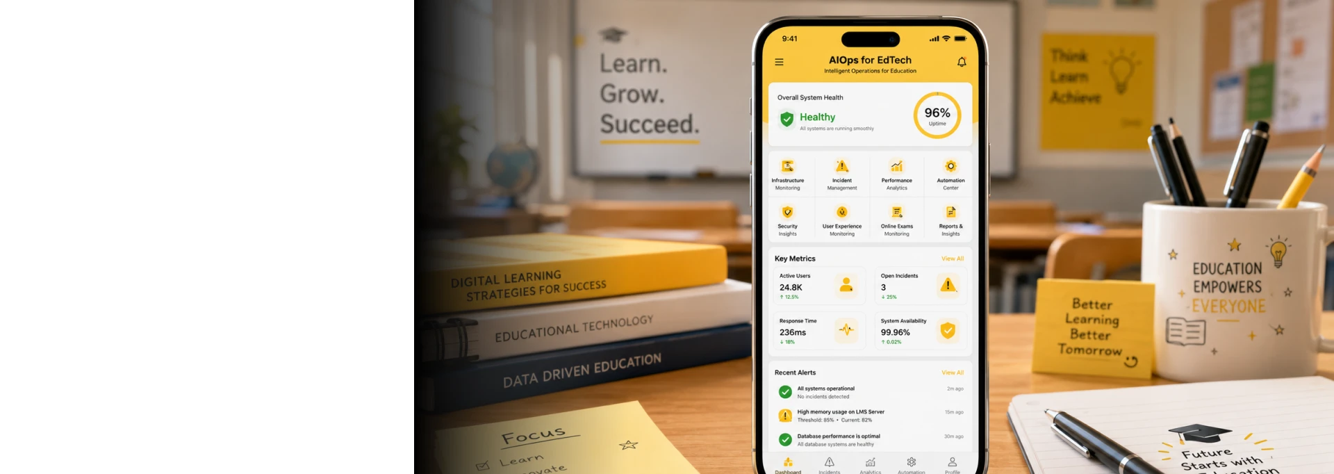 AIOps for EdTech Platforms