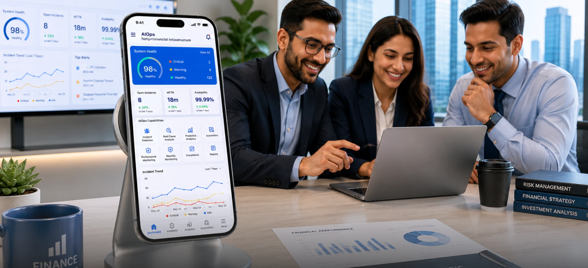 Future AI autonomous operations in finance