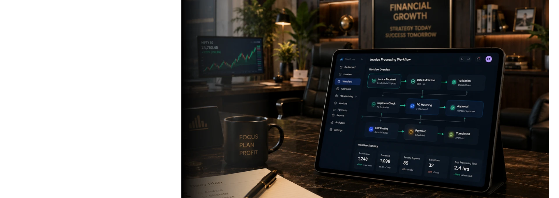 Automated Invoice Processing Workflow