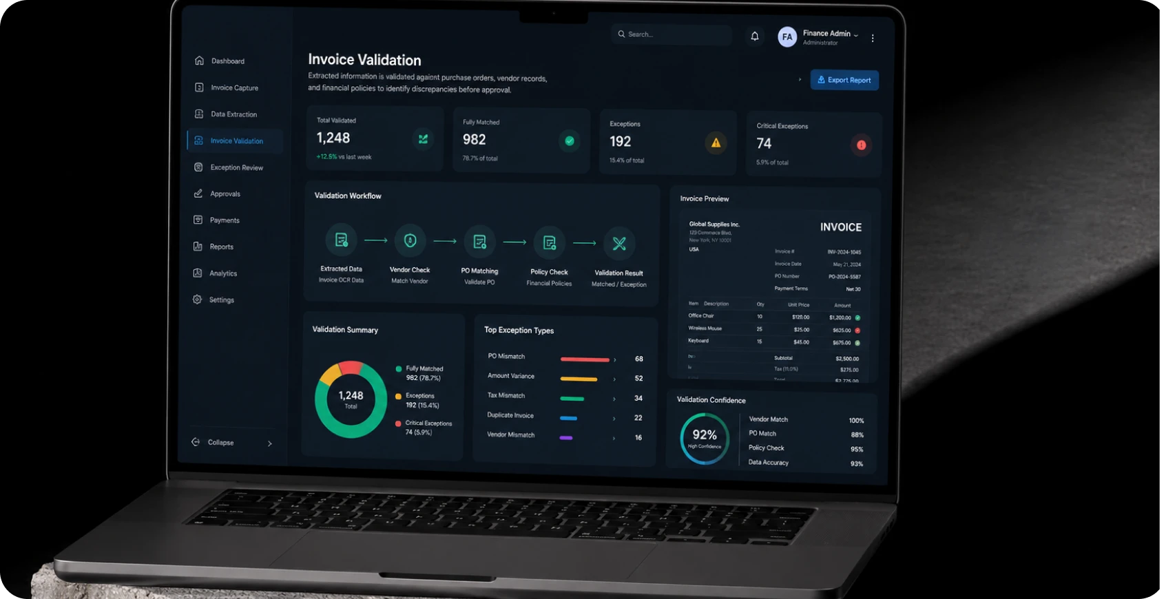 Invoice Validation