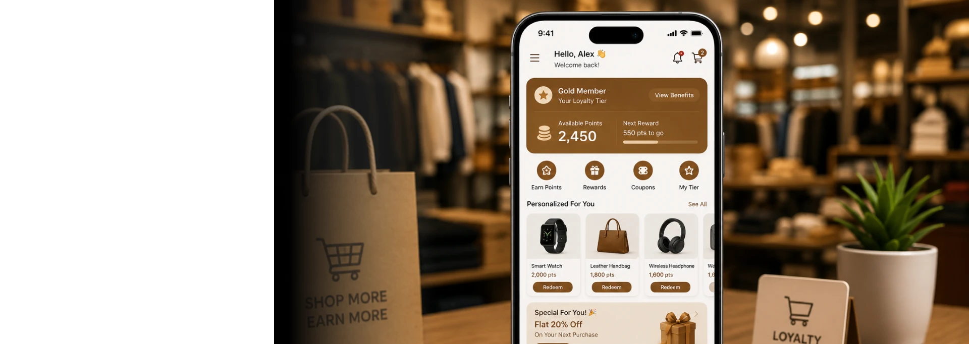 Customer Loyalty & Rewards AI Mobile App