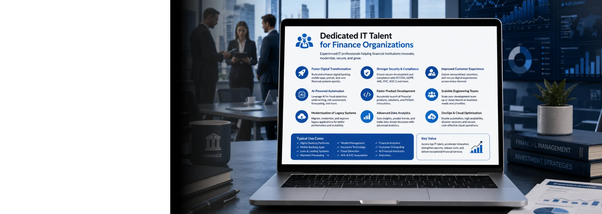 Dedicated IT Talent for Finance Organizations