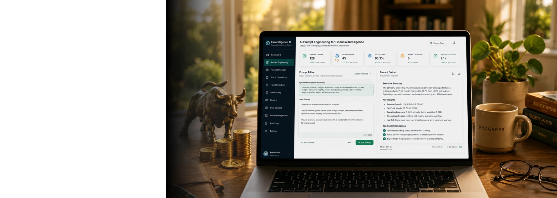 AI Prompt Engineering for Financial Systems
