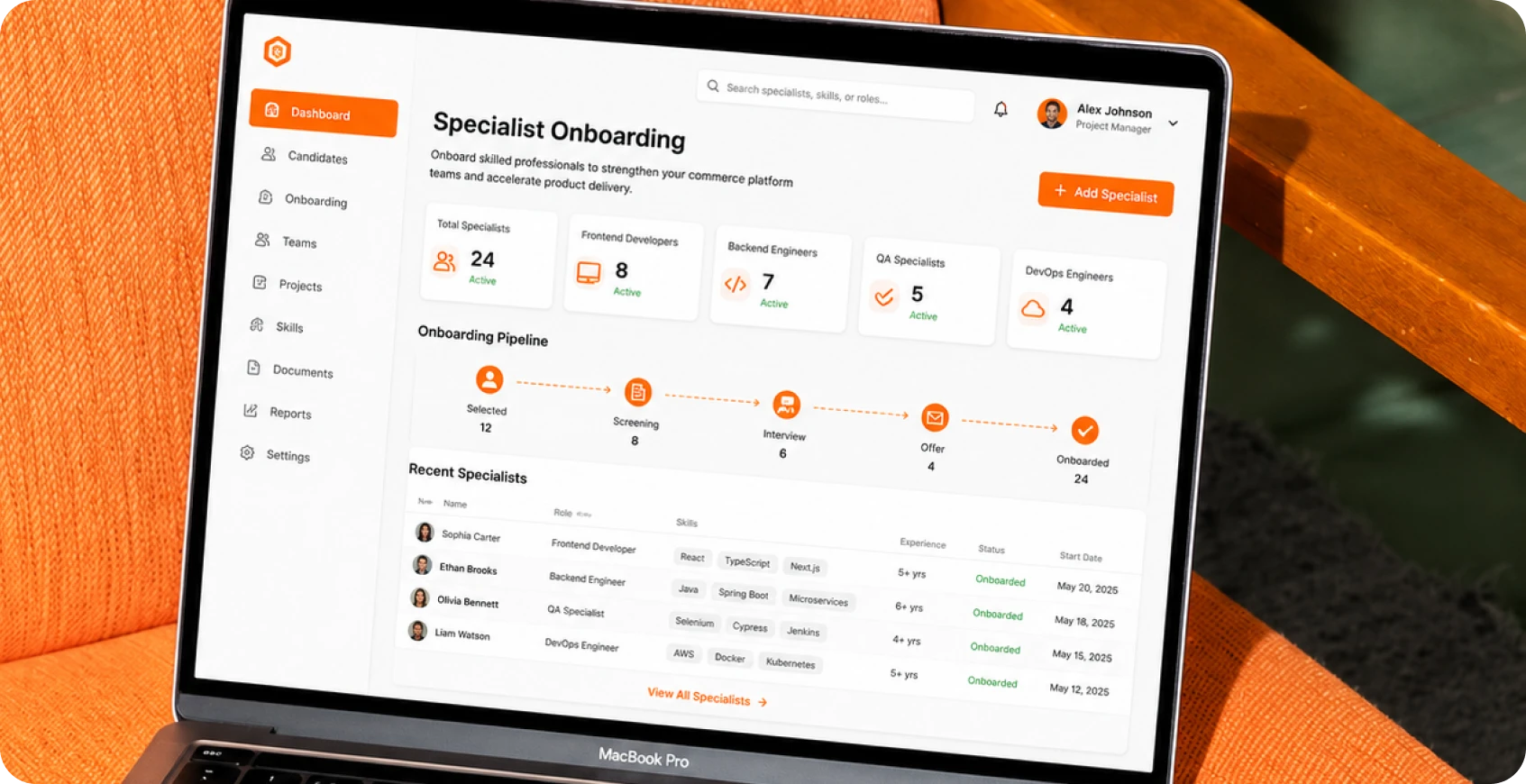 Specialist Onboarding