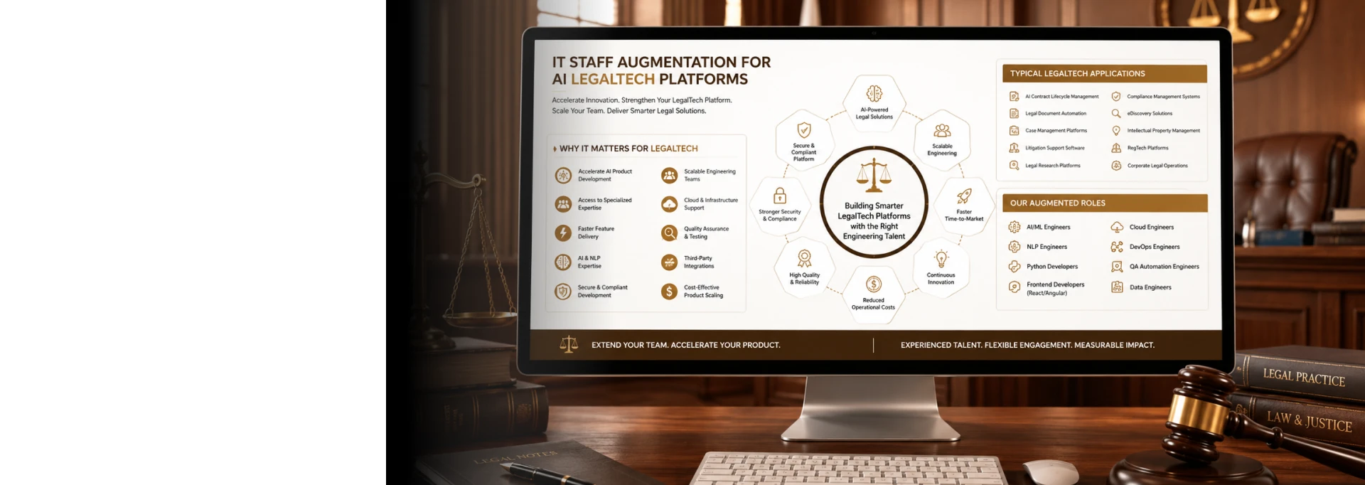 IT Staff Augmentation for AI LegalTech Platforms