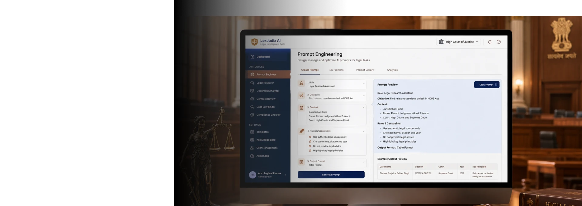AI Prompt Engineering for Legal AI Systems