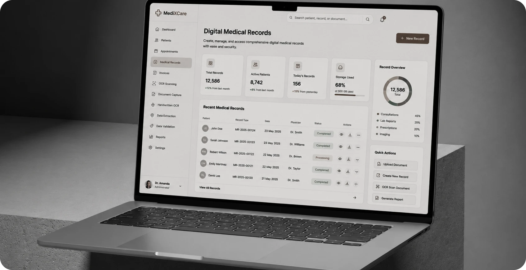 Digital Medical Records Creation