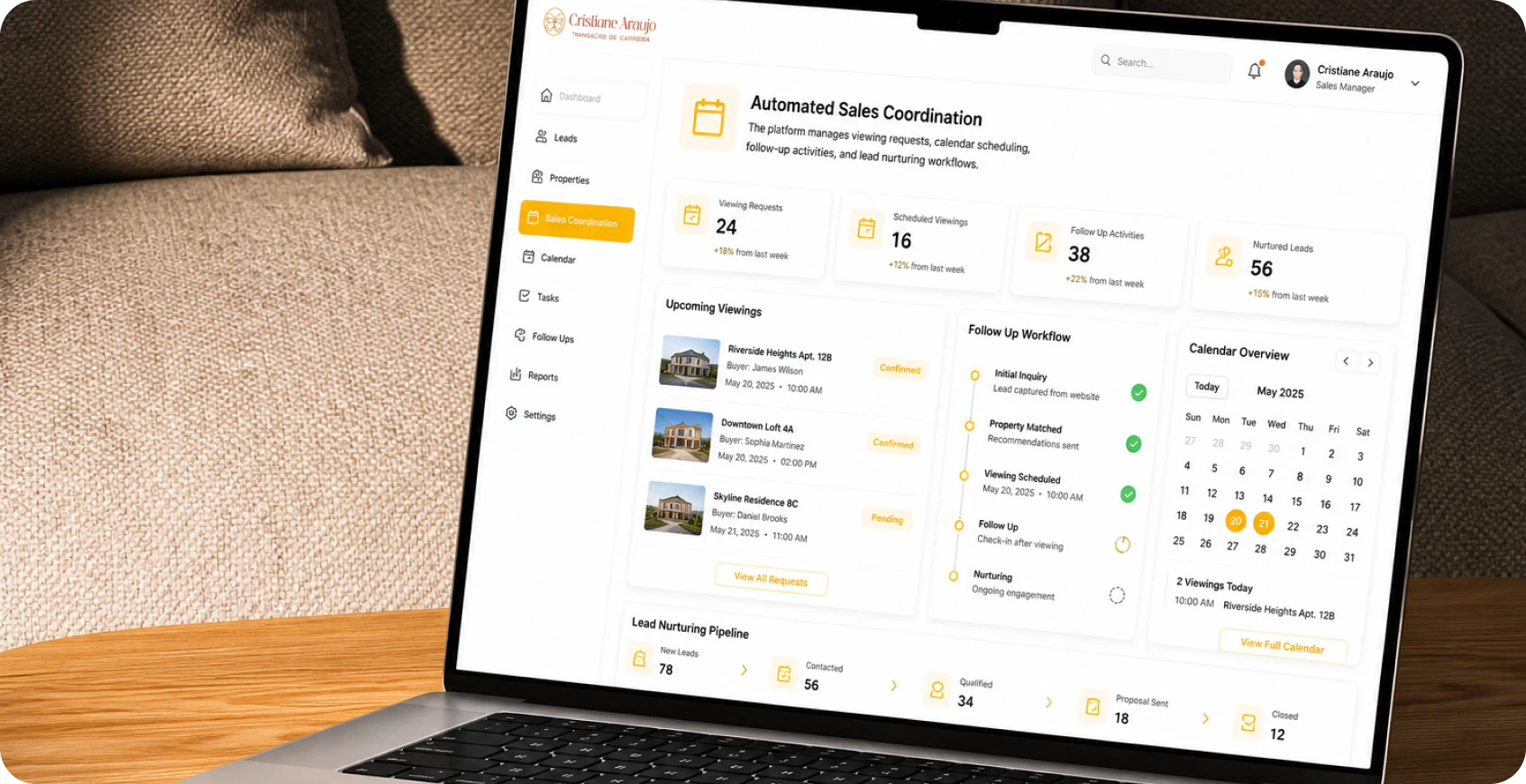 Automated Sales Coordination