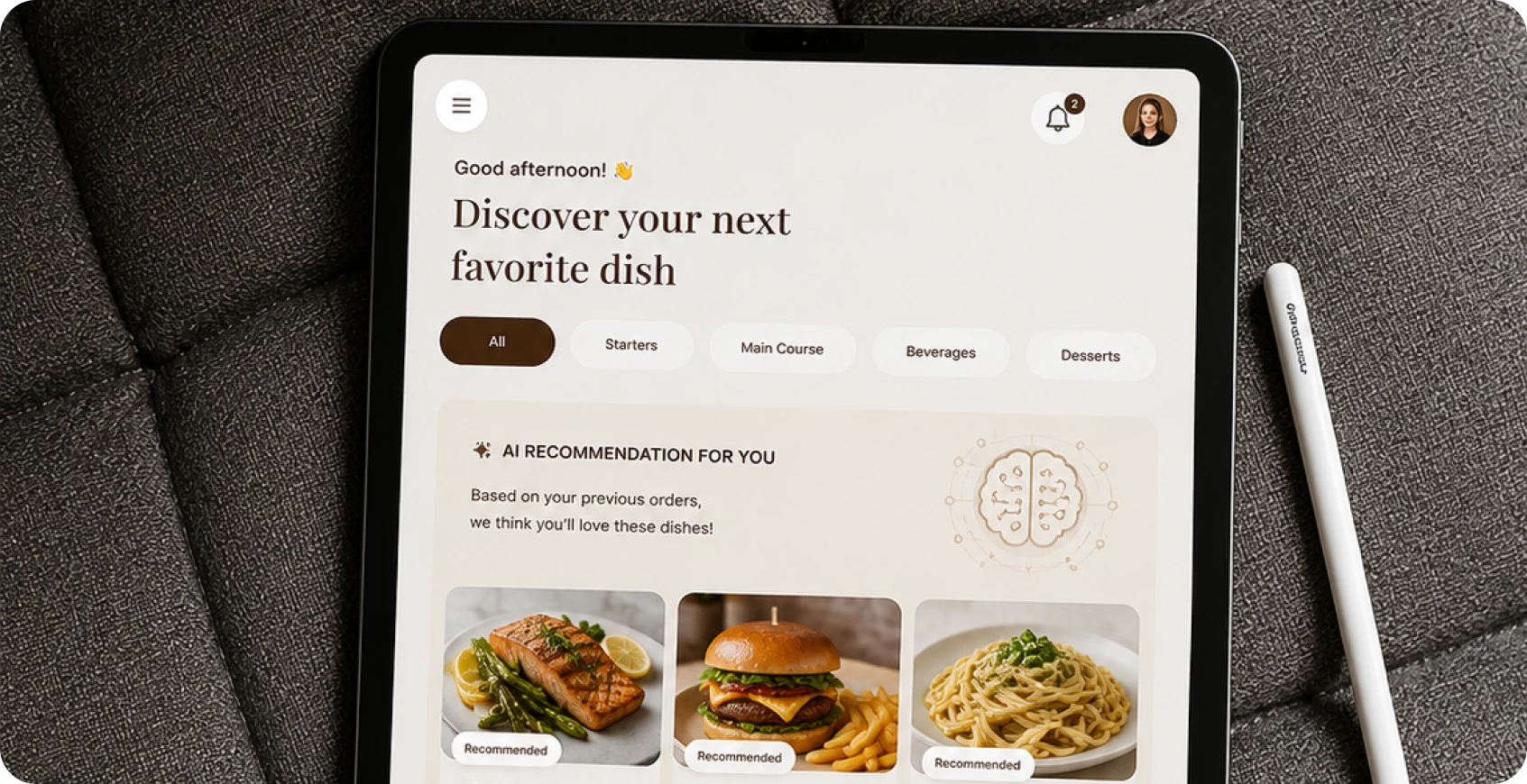 AI-Powered Menu Recommendations