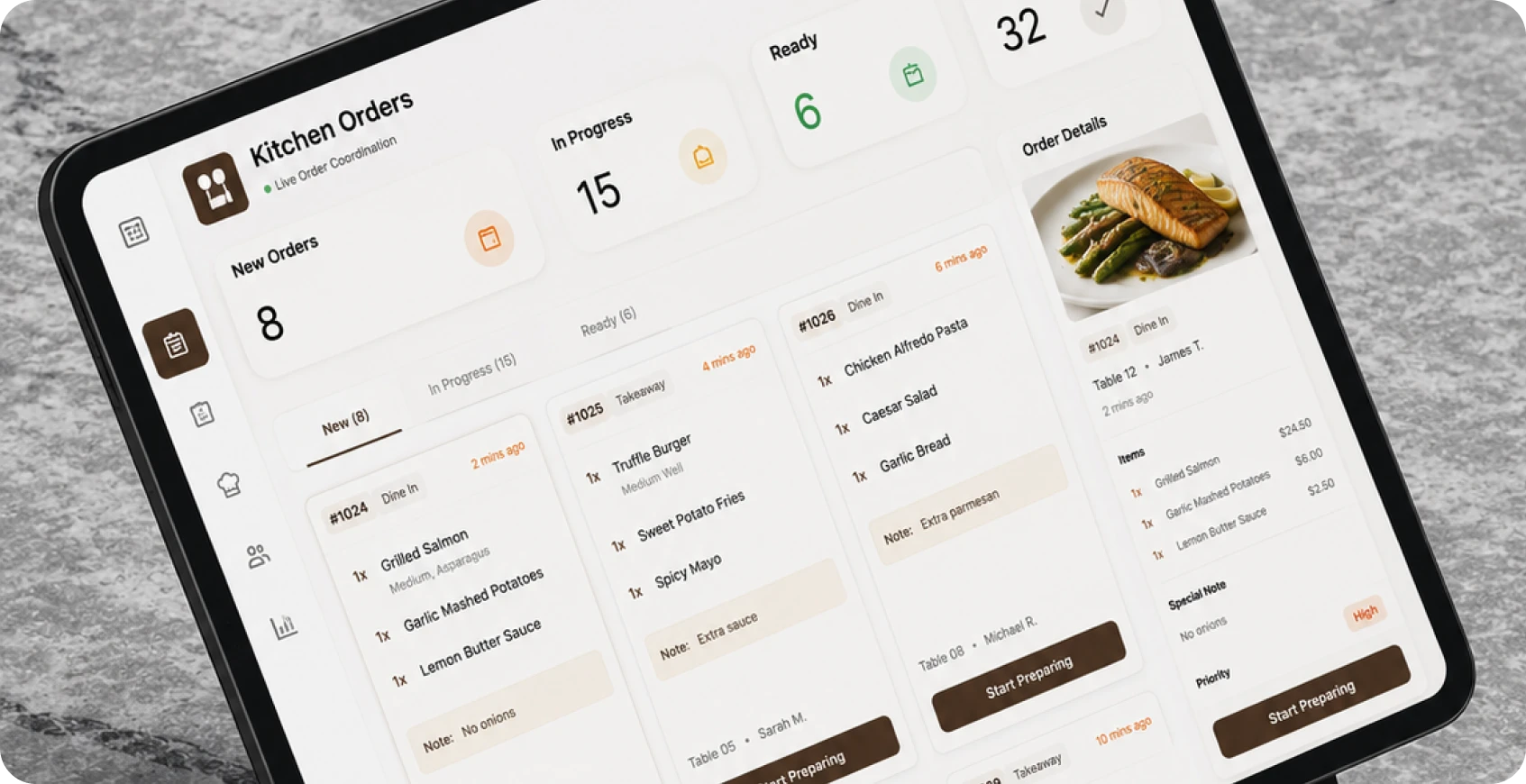 Kitchen Order Coordination