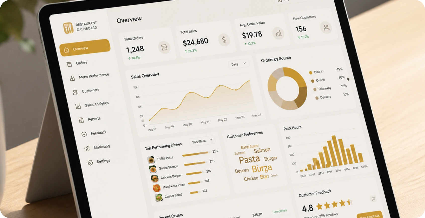 Restaurant Insights Dashboard